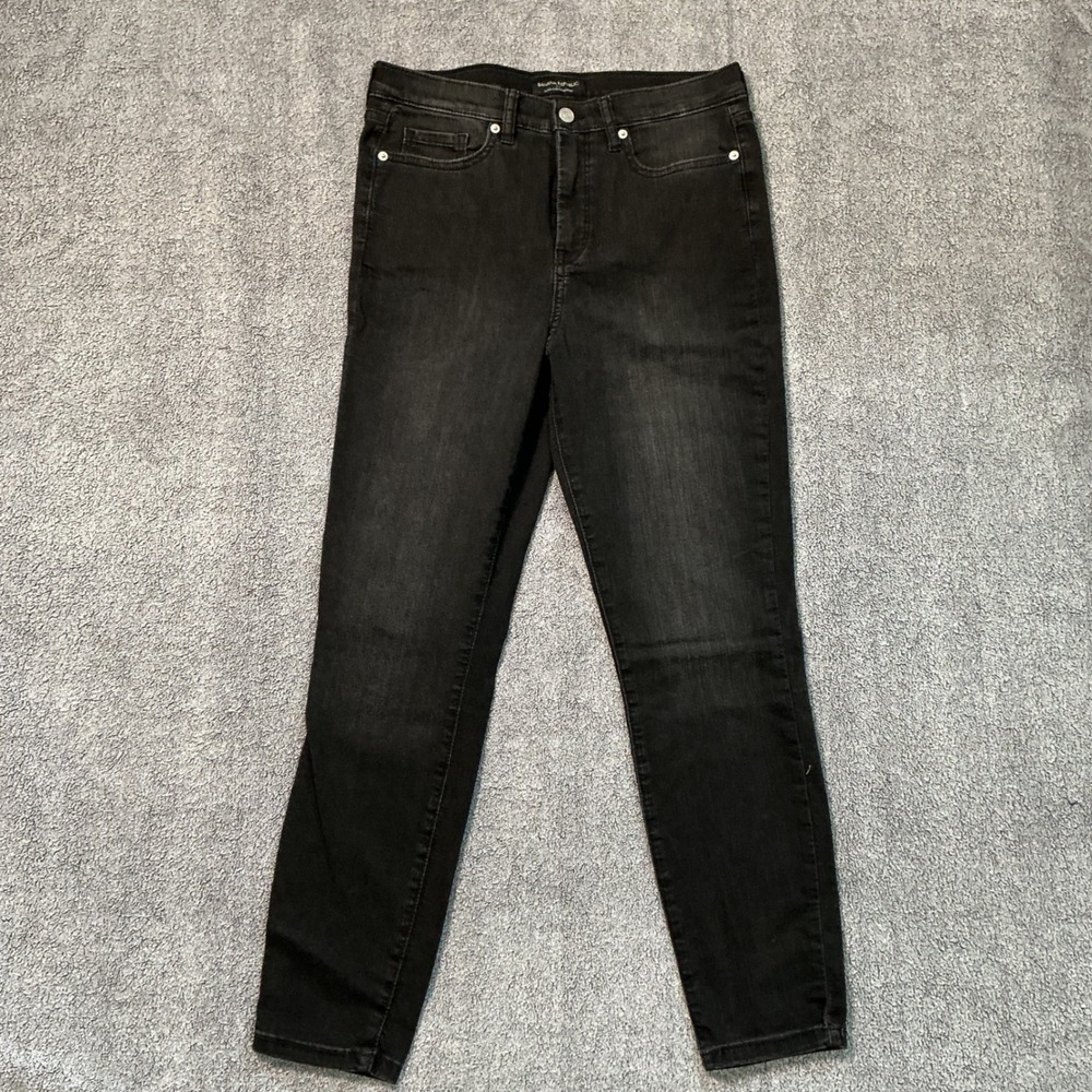 Banana Republic Womens 30/10 High Rise Super Stretch Leggings Black Jeans 664793